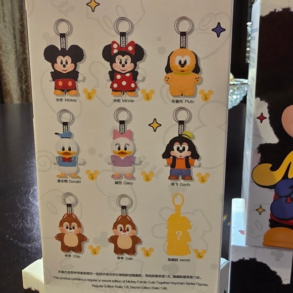 Popmart Mickey Family cute Together Keychain - Picture 3 of 3
